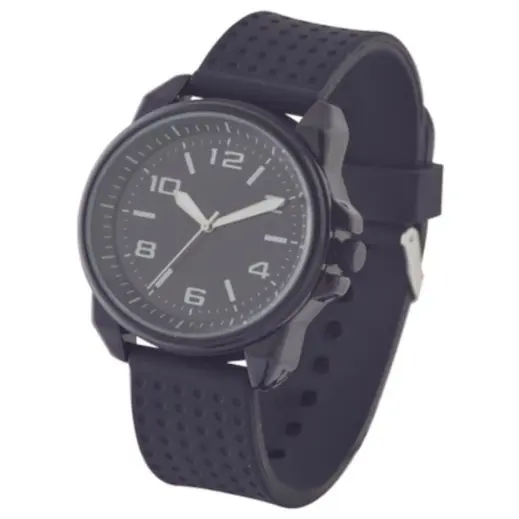 Mens Mercury Resin Watch Black Display